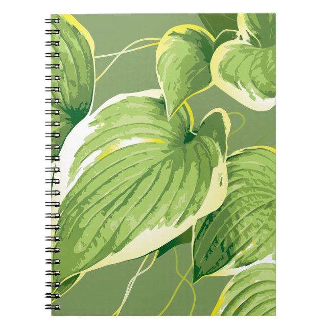 Caderno Espiral Planta Ficus 5 (Frente)