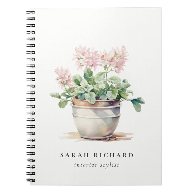 Caderno Espiral Plantas De Cascas Florais Vazias (Frente)