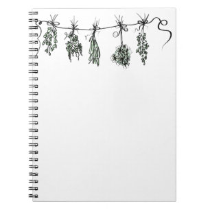 Caderno Espiral Plantas De Jardim