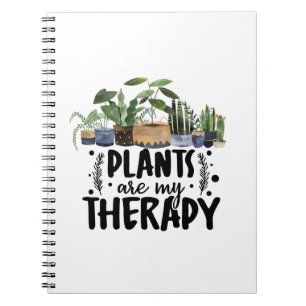 Caderno Espiral Plantas são os meus amantes de plantas com cotas d