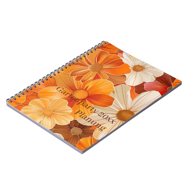 Caderno Espiral Planungs und Notizbuch für die Gartenparty (Left Side)