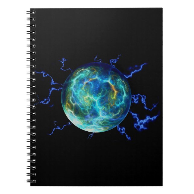 Caderno Espiral Plasma Elétrico (Frente)