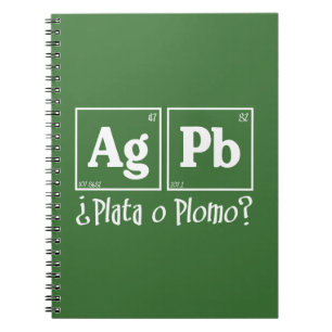 Caderno Espiral Plata o Diplomo