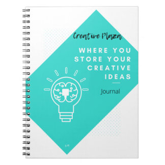 Caderno Espiral Plaza criativa. Diário