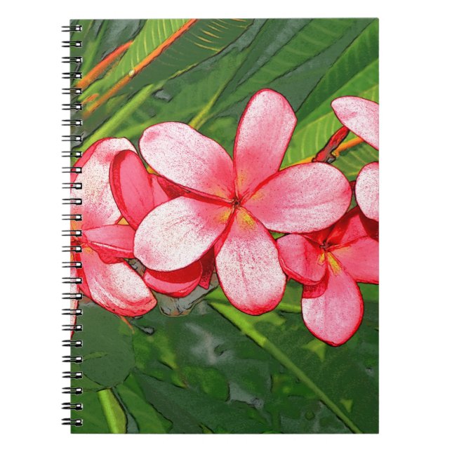 Caderno Espiral Plumeria (Frente)