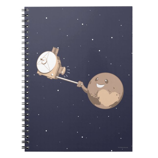 Caderno Espiral Pluto Selfie (Frente)