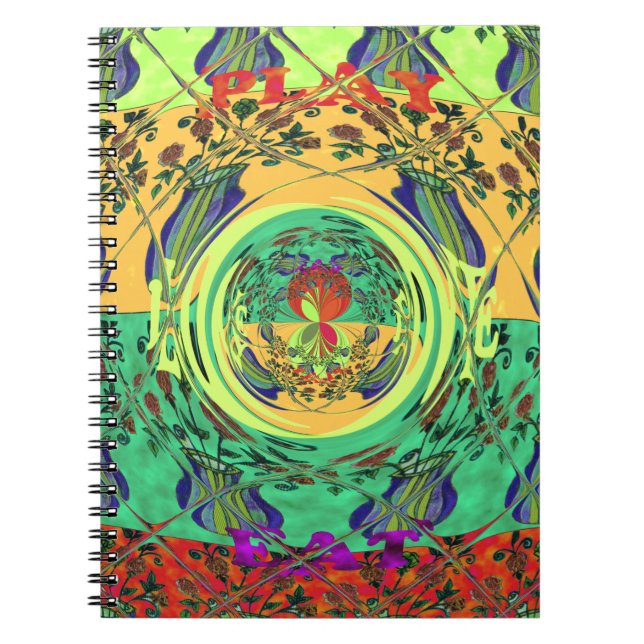 Caderno Espiral Png de Hakuna Matata Tocar Amor no Natal (Frente)