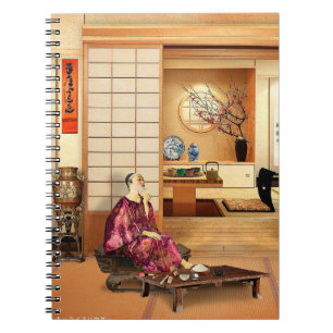Caderno Espiral Pó De Arroz Silky