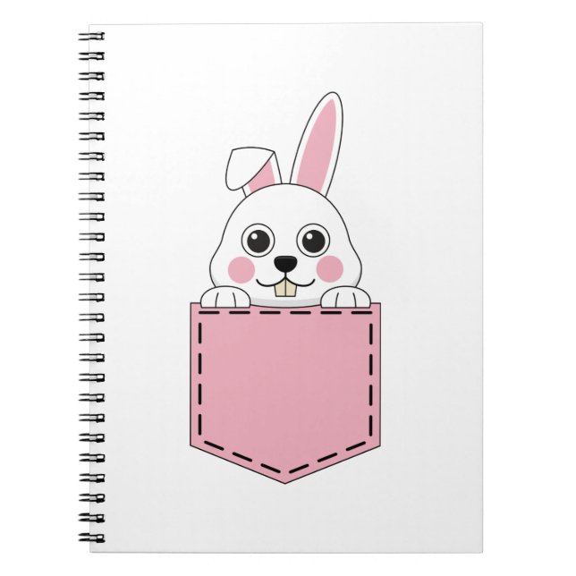 Caderno Espiral Pocket Pet Bunny (Frente)