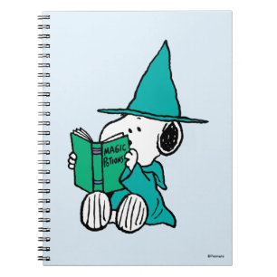 Caderno Espiral Poções Mágicas de Halloween do Snoopy Peanuts