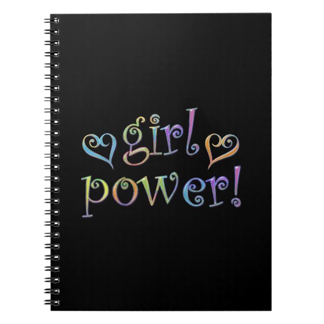 Caderno Espiral poder feminino! (Frente)