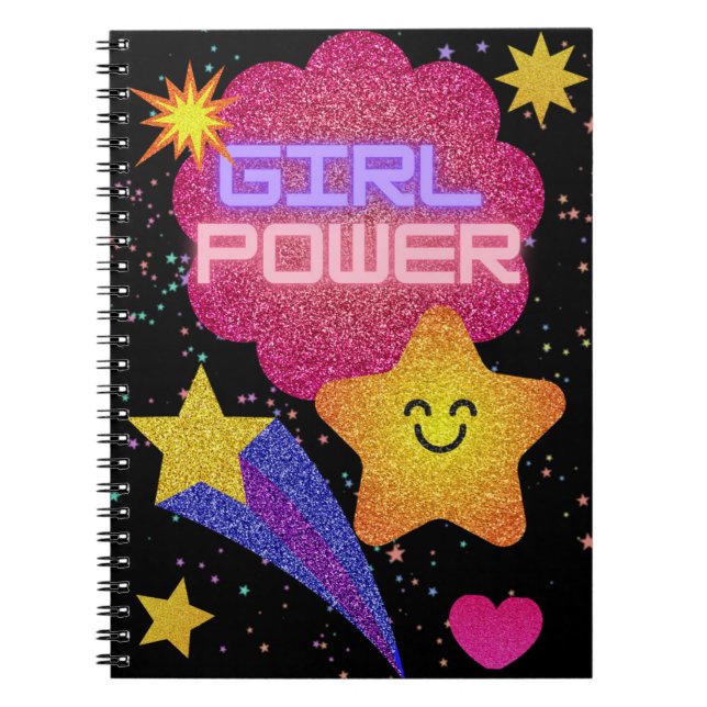 Caderno Espiral poder feminino  (Frente)