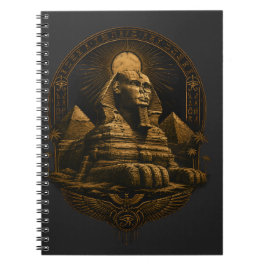Caderno Espiral Poder Silencioso | Grande Esfinge Projeto Egito