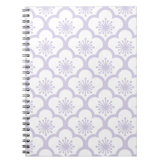 Caderno Espiral Poeira de Sakura Lavanda Suave - Neutro