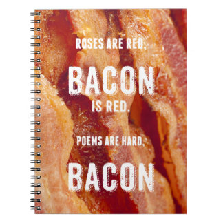 Caderno Espiral Poema do bacon