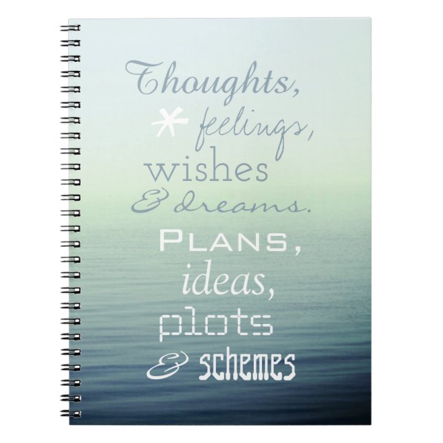 Caderno Espiral Poema inspirado da palavra (Frente)