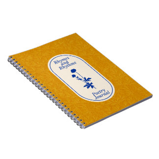 Caderno Espiral Poesia de Rimas e Ritmos Silenciosos
