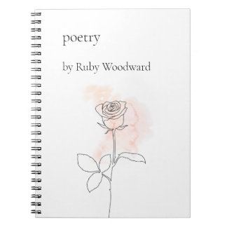 Caderno Espiral Poesia personalizada
