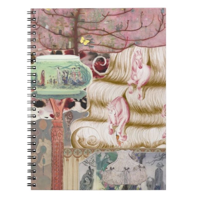 Caderno Espiral Poetcore Collage Notebook (Frente)