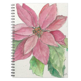 Caderno Espiral poinsettia