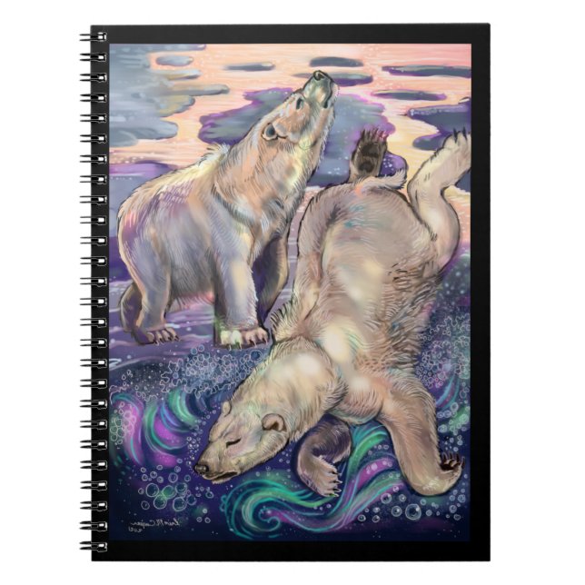Caderno Espiral Polar Bear Magic (Frente)