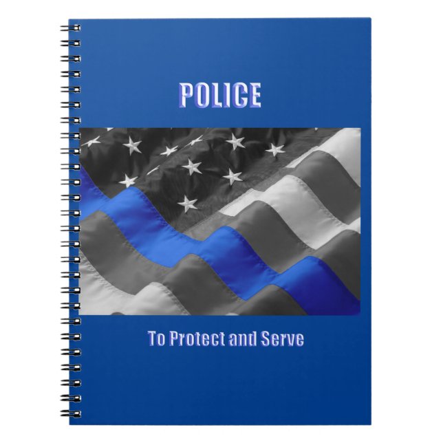 Caderno Espiral Polícia (Frente)