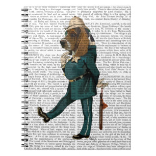 Caderno Espiral Polícia de Basset Hound
