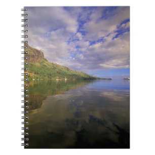 Caderno Espiral Polinésia Francesa, Moorea. Cooks Bay. Navio de c