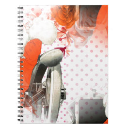 Caderno Espiral polkadots flapper