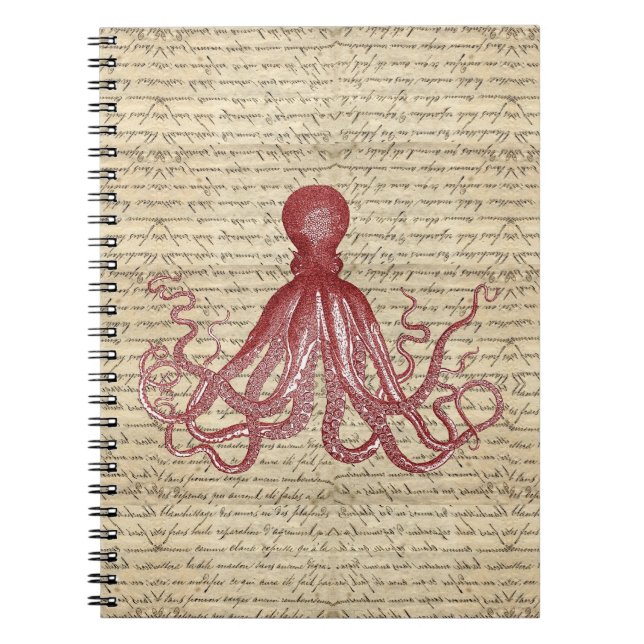 Caderno Espiral Polvo do vintage (Frente)