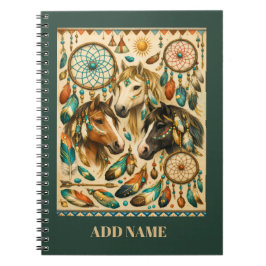 Caderno Espiral Pôneis Apanhadores de Sonhos