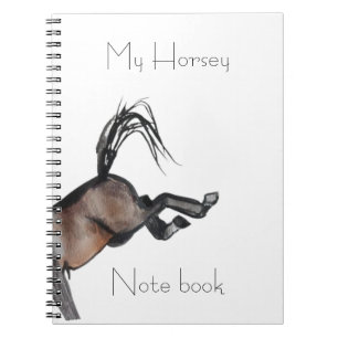 Caderno Espiral pontapé de cavalo