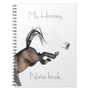 Caderno Espiral pontapé de cavalo