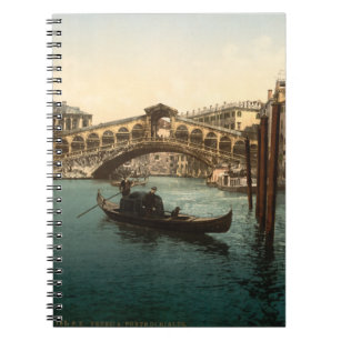 Caderno Espiral Ponte de Rialto mim, Veneza, Italia