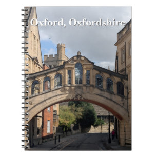 Caderno Espiral Ponte de Sighs em Oxford