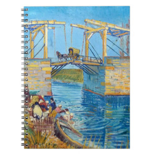 Caderno Espiral Ponte Langlois em Arles Vincent Van Gogh