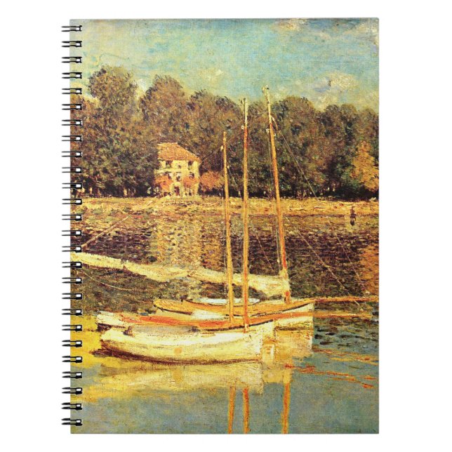 Caderno Espiral Ponte no Argenteuil Claude Monet (Frente)