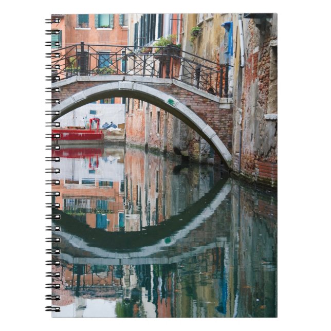 Caderno Espiral Ponte sobre o Canal de Veneza (Frente)
