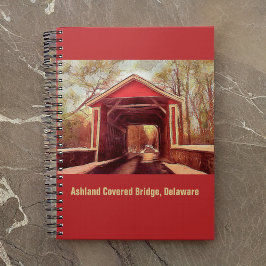 Caderno Espiral Ponte Vermelha Ashland em Delaware em Vermelho