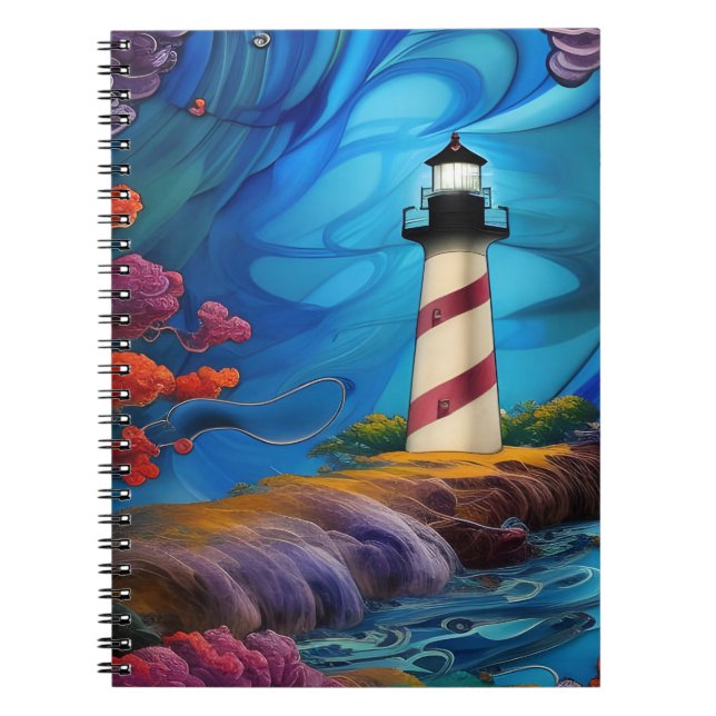 Caderno Espiral Ponto de farol (Frente)