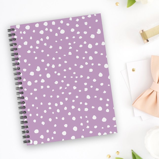 Caderno Espiral Pontos Dalmáticos Lilac, Pontos Dalmáticos, pontos (Criador carregado)