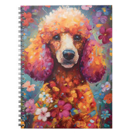 Caderno Espiral Poodle Colorful