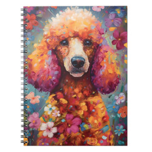 Caderno Espiral Poodle Colorful