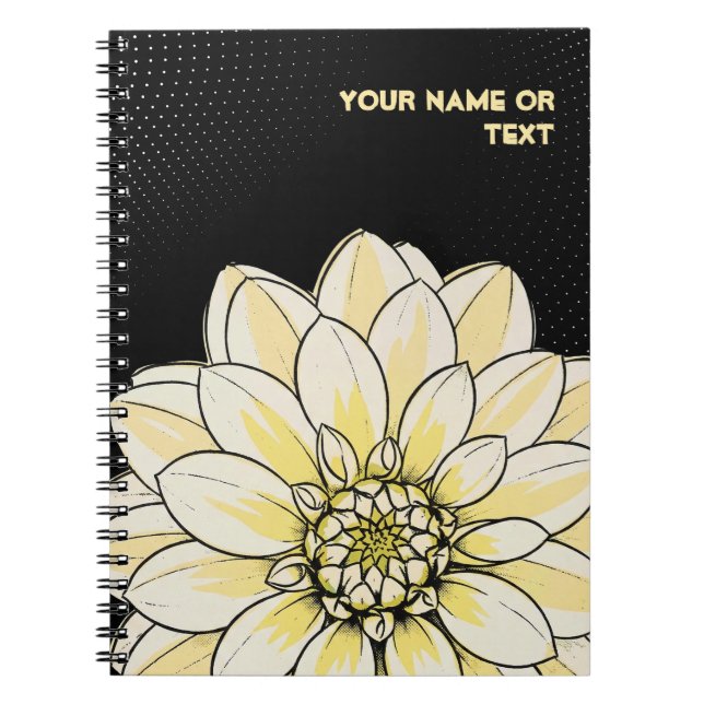 Caderno Espiral Pop Art Dahlia 'Gallery Art Fair' (Frente)