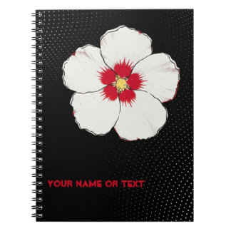 Caderno Espiral Pop Art Hibiscus 'Red Heart': The Eternal Bloom 