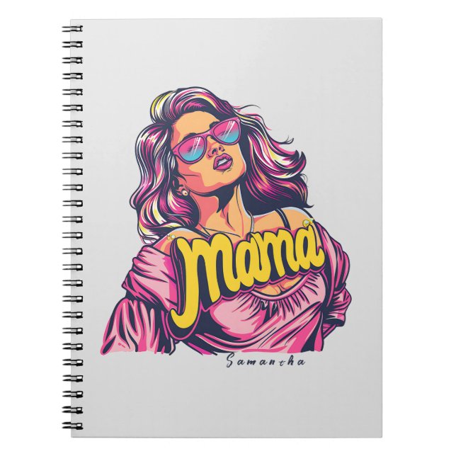 Caderno Espiral Pop da Mãe Personalizada (6) (Frente)