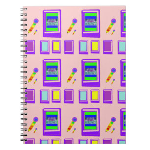 Caderno Espiral Popcorn Anime Conheço Karaoke Spiral Noteboo