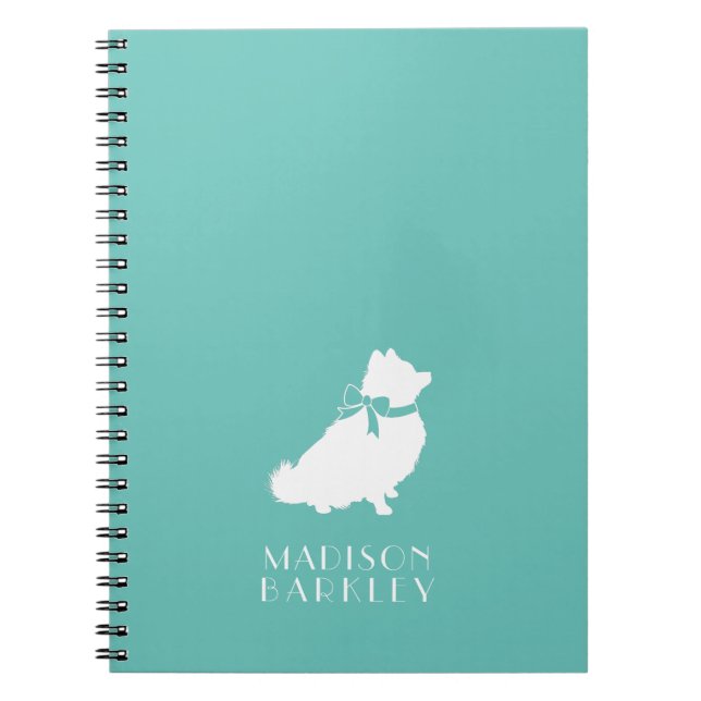 Caderno Espiral Pôpia Pom Pomeraniana (Frente)