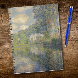Caderno Espiral Poplars on the Epte - Monet