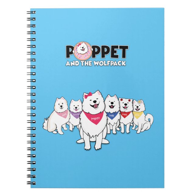 Caderno Espiral Poppet e a gangue (Frente)